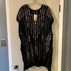 Johnny Was Trim Poncho 🌟brand new with tags🌟 size XL
